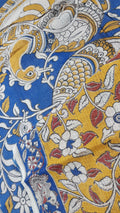 🌸 Kalamkari Kota Cotton Saree – Pure Handcrafted Elegance