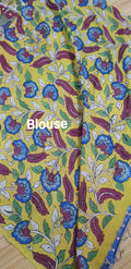 Pure Banarasi Premium Fine Silk Pen Kalamkari Saree