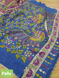 Pure Banarasi Premium Fine Silk Pen Kalamkari Saree