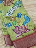 Pure Chinnon Crepe Silk Saree