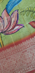 Pure Chinnon Crepe Silk Saree