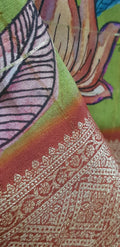 Pure Chinnon Crepe Silk Saree