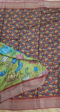 Pure Chinnon Crepe Silk Saree