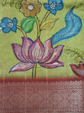 Pure Chinnon Crepe Silk Saree