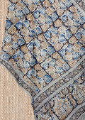 Block Printed Cotton Mulmul Kalamkari Dupatta