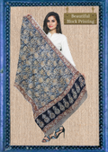 Block Printed Cotton Mulmul Kalamkari Dupatta
