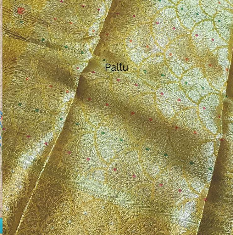 Banarasi Crush Tissue SIlk Saree
