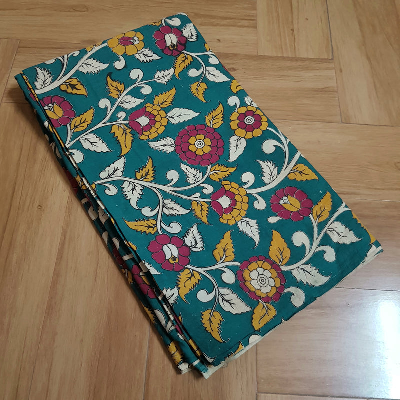 Kalamkari 2 pc set - Cotton Top & Cotton Dupatta