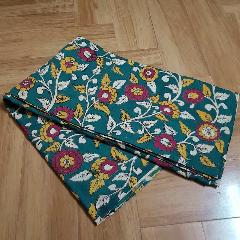 Kalamkari 2 pc set - Cotton Top & Cotton Dupatta