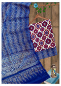 HandCrafted Pure Cotton Ajrakh Designer Dress Material