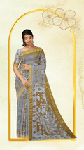 Kalamkari Silk Saree - Handcrafted