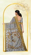 Kalamkari Silk Saree - Handcrafted