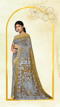 Kalamkari Silk Saree - Handcrafted