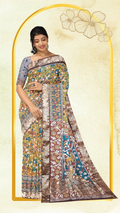 Kalamkari Silk Saree - Handcrafted