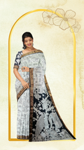 Kalamkari Silk Saree - Handcrafted