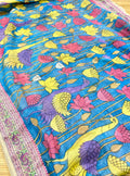 Pure Banarasi Premium Fine Silk Pen Kalamkari Saree