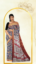 Kalamkari Silk Saree - Handcrafted