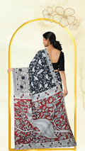 Kalamkari Silk Saree - Handcrafted