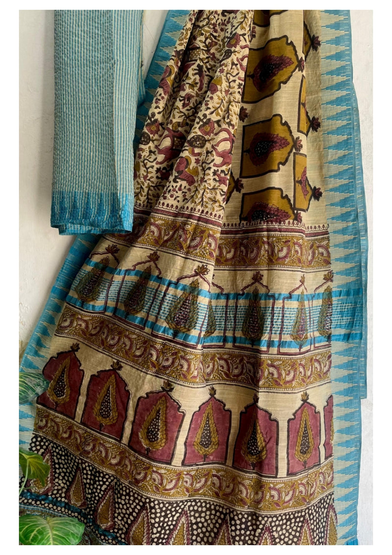 Ajrakh CottonSilk sarees
