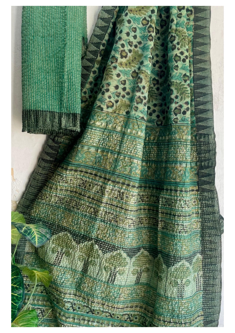 Ajrakh CottonSilk sarees