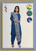 Cotton Dupatta Kalamkari - Handmade
