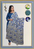 Cotton Dupatta Kalamkari - Handmade