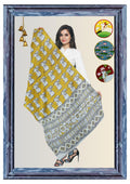 Cotton Dupatta Kalamkari - Handmade