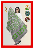 Cotton Dupatta Kalamkari - Handmade