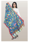 Pen Kalamkari Dupatta - Handcrafted