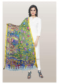 Pen Kalamkari Dupatta - Handcrafted