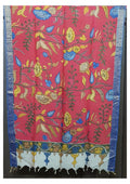 Pen Kalamkari Dupatta - Handcrafted