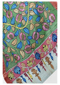 Pen Kalamkari Dupatta - Handcrafted