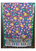 Pen Kalamkari Dupatta - Handcrafted