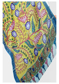 Pen Kalamkari Dupatta - Handcrafted