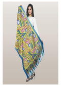Pen Kalamkari Dupatta - Handcrafted