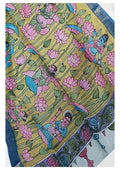 Pen Kalamkari Dupatta - Handcrafted