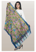 Pen Kalamkari Dupatta - Handcrafted