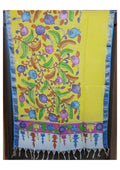 Pen Kalamkari Dupatta - Handcrafted