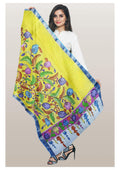 Pen Kalamkari Dupatta - Handcrafted