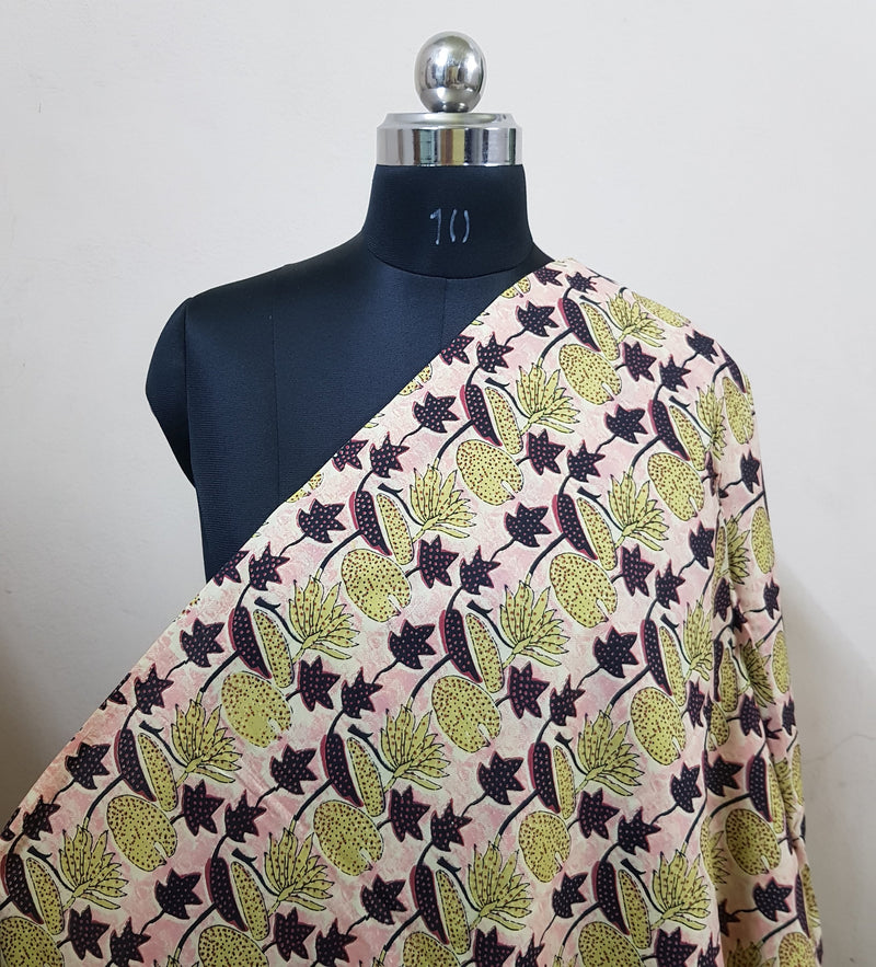Handblock Print Cotton Fabric - Rs.295 Per Meter