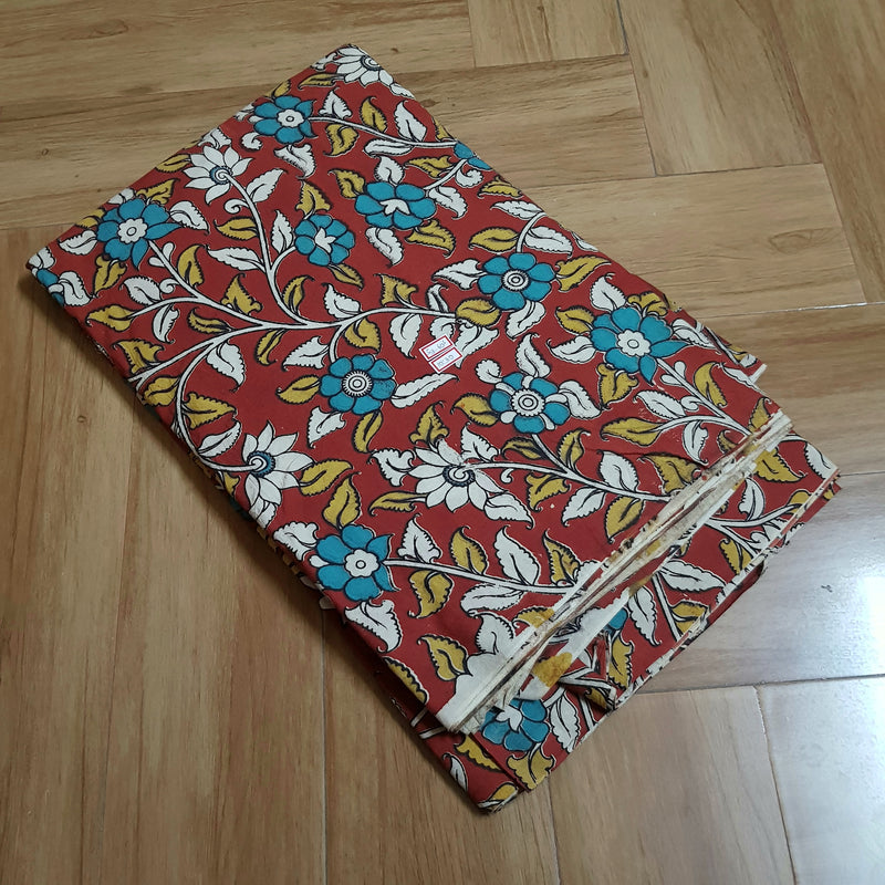 Kalamkari 2 pc set - Cotton Top & Cotton Dupatta