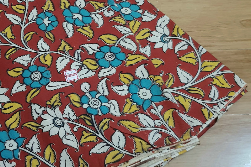 Kalamkari 2 pc set - Cotton Top & Cotton Dupatta
