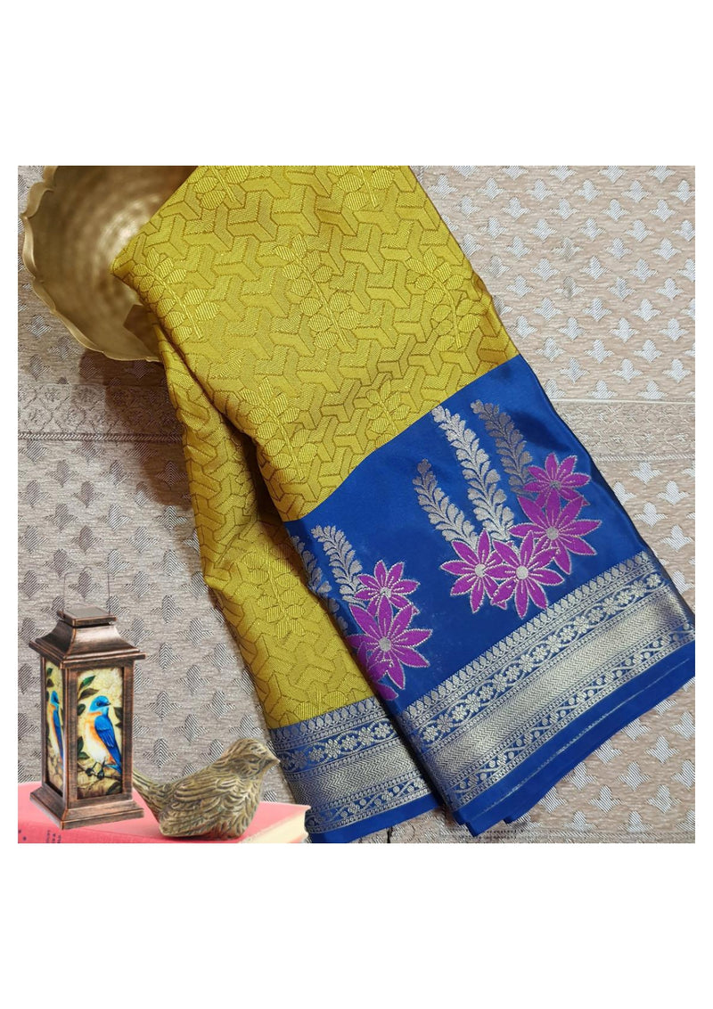 Banarasi Silk with Unique Border
