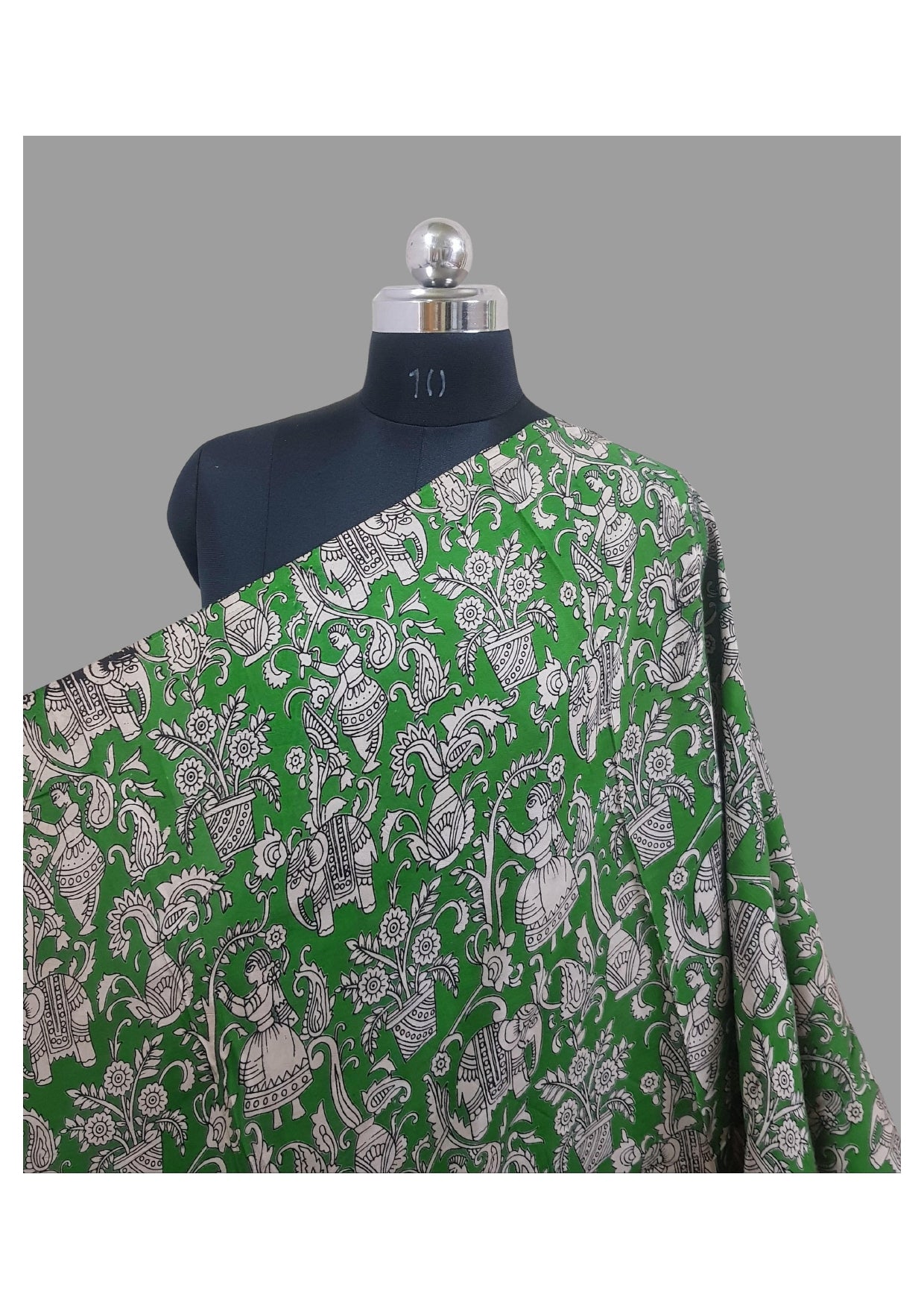 Kalamkari Silk Fabric - Handcrafted