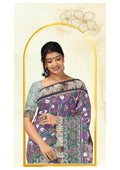 Kalamkari Silk Saree - Handcrafted