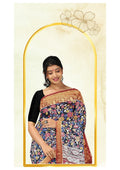 Kalamkari Silk Saree - Handcrafted