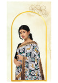 Kalamkari Silk Saree - Handcrafted