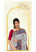 Kalamkari Silk Saree - Handcrafted