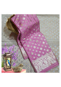 Banarasi Silky Georgette – Antique Gold Zari Buta, Border & Pallu