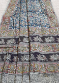 Kalamkari Block Print Dress Material – Natural Colors